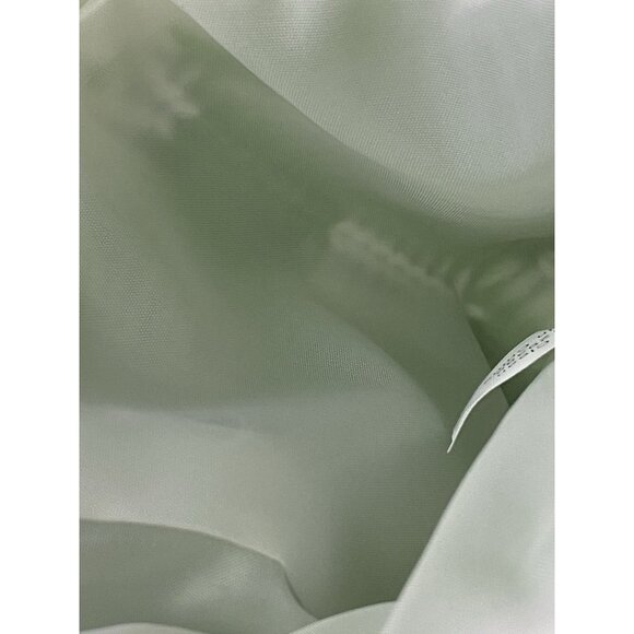 Green White Checkerboard Knit Lined Christmas Stocking 18.5” X 9” Whimsical - Picture 7 of 8